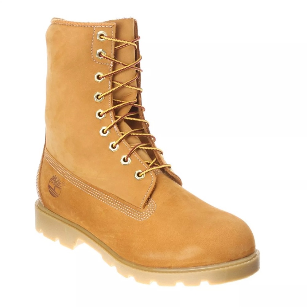 TIMBERLAND MEN'S 8 IN. BASIC WORK BOOTS WHEAT - Picture 6 of 8
